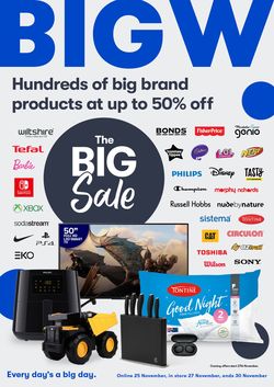 Catalogue BIG W Black Friday 2020 from 25/11/2020