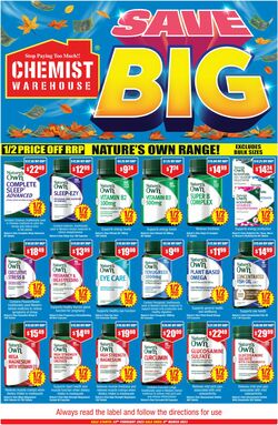 Catalogue Chemist Warehouse from 24/02/2023