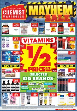 Catalogue Chemist Warehouse from 16/05/2023