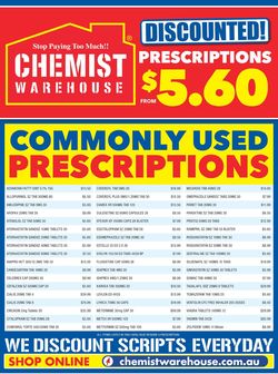 Catalogue Chemist Warehouse from 22/03/2021