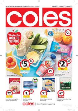 Catalogue Coles from 10/07/2019