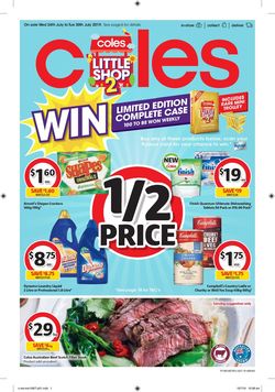 Catalogue Coles from 24/07/2019