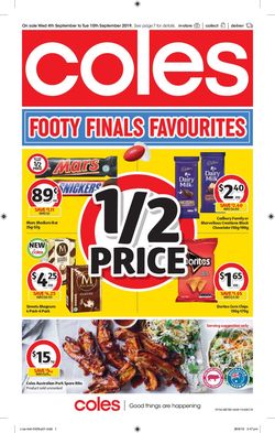 Catalogue Coles from 04/09/2019