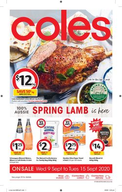 Catalogue Coles from 09/09/2020