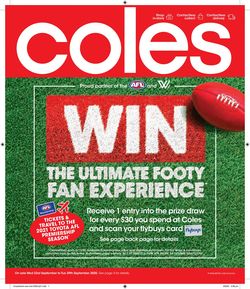 Catalogue Coles from 23/09/2020