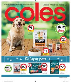 Catalogue Coles from 07/10/2020