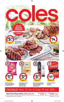 Catalogue Coles from 13/01/2021