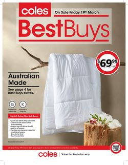 Catalogue Coles from 19/03/2021