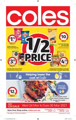Catalogue Coles from 24/03/2021