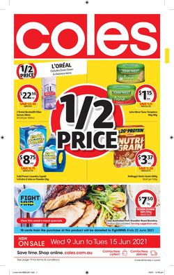 Catalogue Coles from 09/06/2021