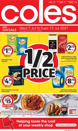 Catalogue Coles from 07/07/2021