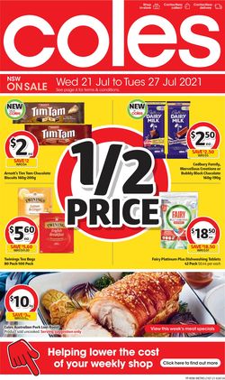 Catalogue Coles from 21/07/2021