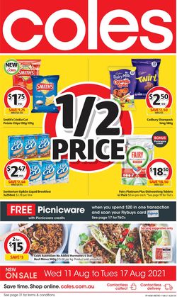 Catalogue Coles from 11/08/2021