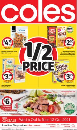 Catalogue Coles from 06/10/2021