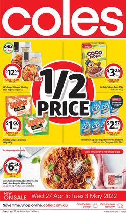 Catalogue Coles from 27/04/2022