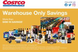 Catalogue Costco from 21/12/2020