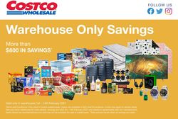 Catalogue Costco from 01/02/2021
