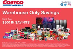 Costco Catalogue from 12/04/2021