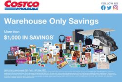 Catalogue Costco from 26/04/2021