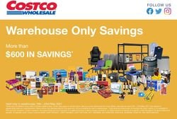 Catalogue Costco from 10/05/2021