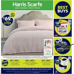 Catalogue Harris Scarfe from 31/01/2023