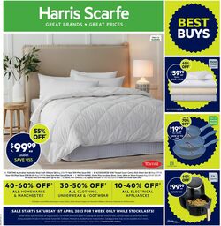 Catalogue Harris Scarfe from 01/04/2023