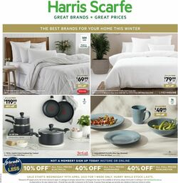 Catalogue Harris Scarfe from 20/04/2023