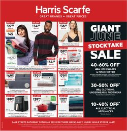Catalogue Harris Scarfe from 20/05/2023