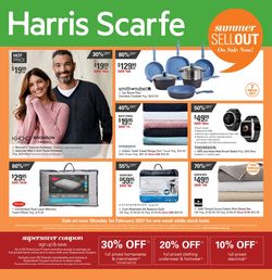 Harris Scarfe Catalogue from 02/02/2021