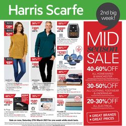 Harris Scarfe Catalogue from 27/03/2021