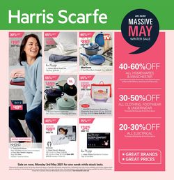 Harris Scarfe Catalogue from 03/05/2021