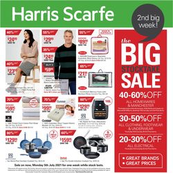 Catalogue Harris Scarfe from 05/07/2021