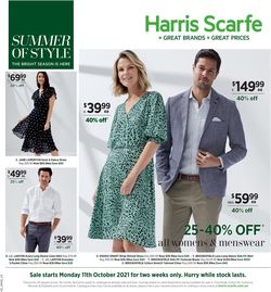 Catalogue Harris Scarfe from 11/10/2021