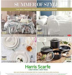 Catalogue Harris Scarfe from 01/11/2021