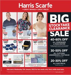 Catalogue Harris Scarfe from 12/01/2022