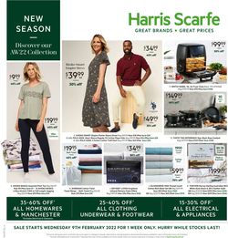Harris Scarfe Catalogue from 09/02/2022