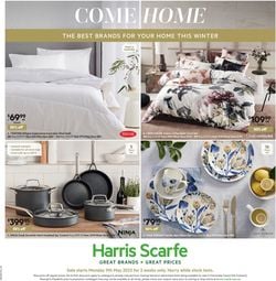 Harris Scarfe Catalogue from 09/05/2022