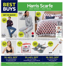 Catalogue Harris Scarfe from 20/08/2022