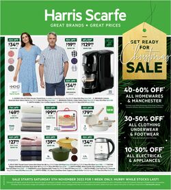 Catalogue Harris Scarfe from 05/11/2022
