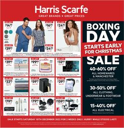 Catalogue Harris Scarfe from 10/12/2022