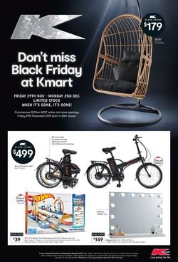 Catalogue Kmart Black Friday 2019 from 29/11/2019