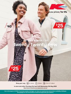 Catalogue Kmart from 21/04/2022