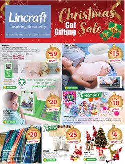 Catalogue Lincraft HOLIDAYS 2021 from 01/12/2021