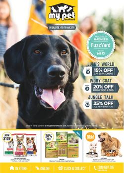My Pet Warehouse Catalogue from 24/02/2020