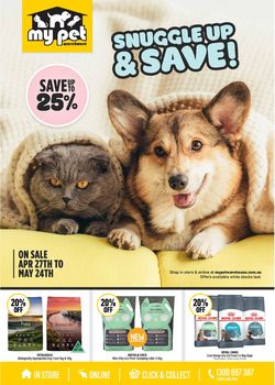 My Pet Warehouse Catalogue from 27/04/2020