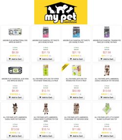 Catalogue My Pet Warehouse from 07/07/2022