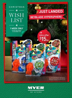 Catalogue Myer Christmas Catalogue 2019 from 09/12/2019
