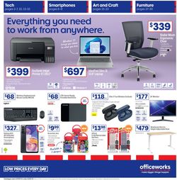 Catalogue Officeworks from 07/07/2022