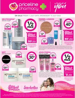 Catalogue Priceline Pharmacy from 01/07/2022