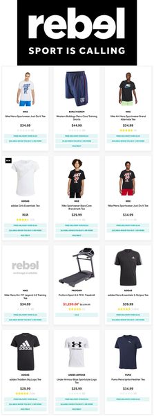 Catalogue Rebel Sport from 17/03/2022
